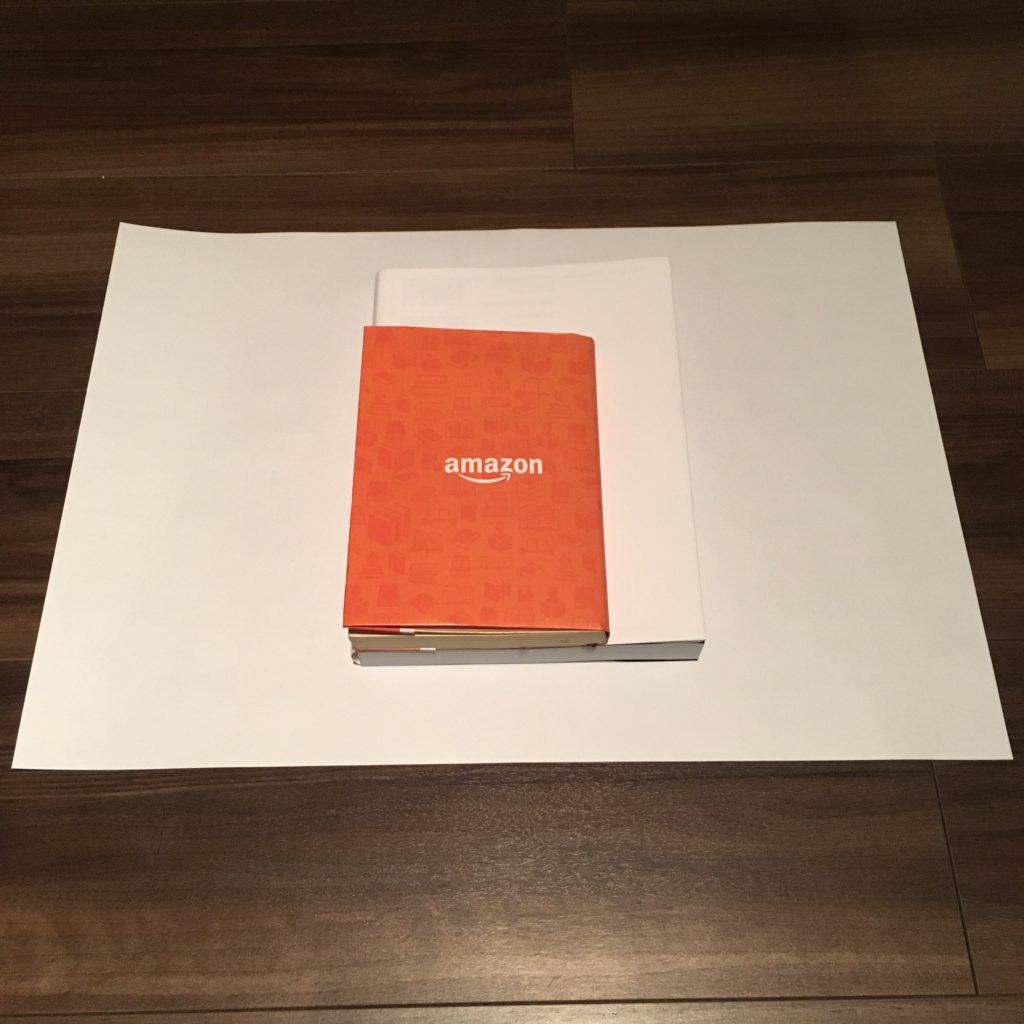 Amazonオリジナルブックカバーを実用書に取り付ける