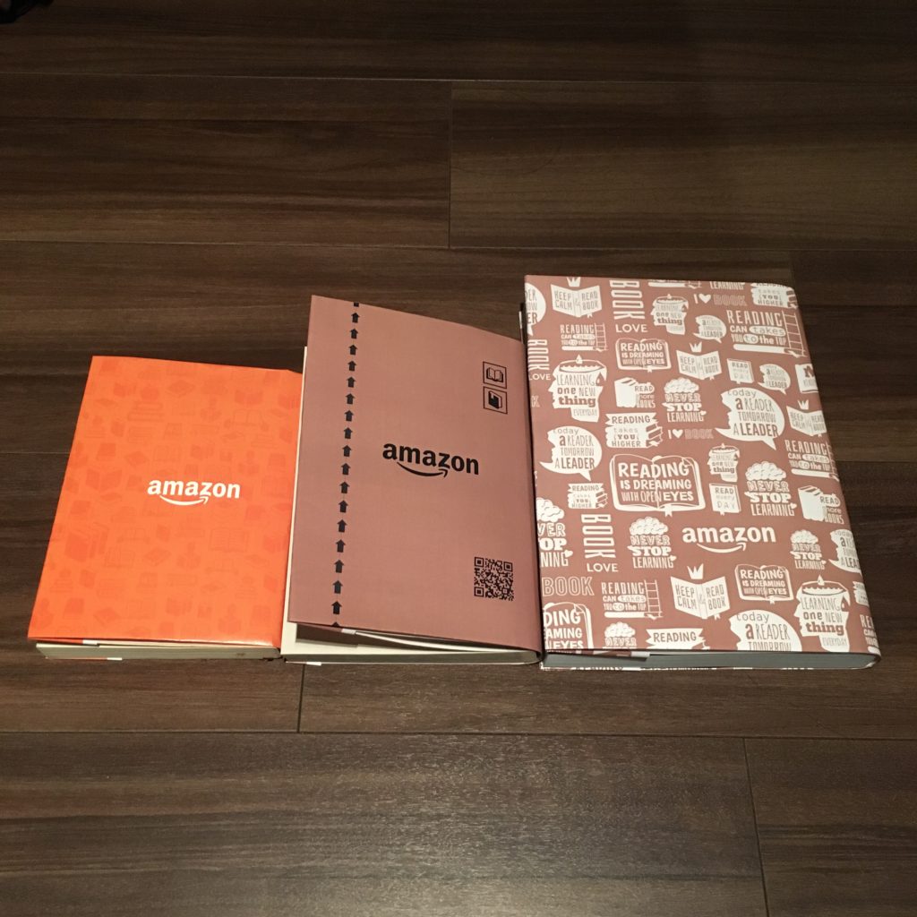 Amazonオリジナルブックカバー3種類