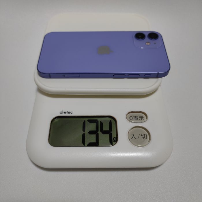 iPhone 12 miniの重さ