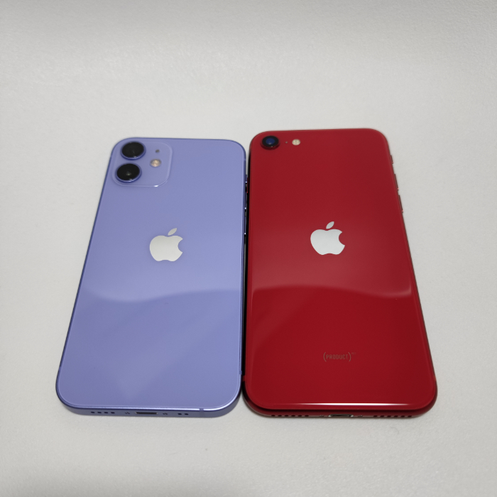 iPhone 12 miniとiPhone SE（第2世代）の比較