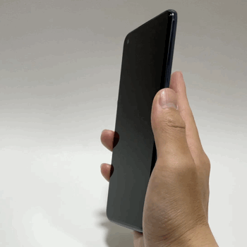 OnePlus Nord N10 5Gの指紋認証