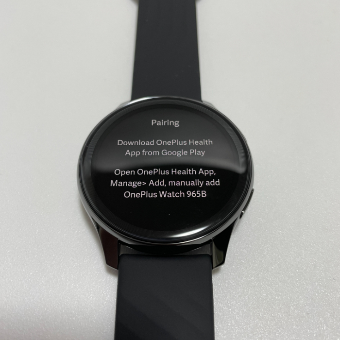 OnePlus Watchのペアリング