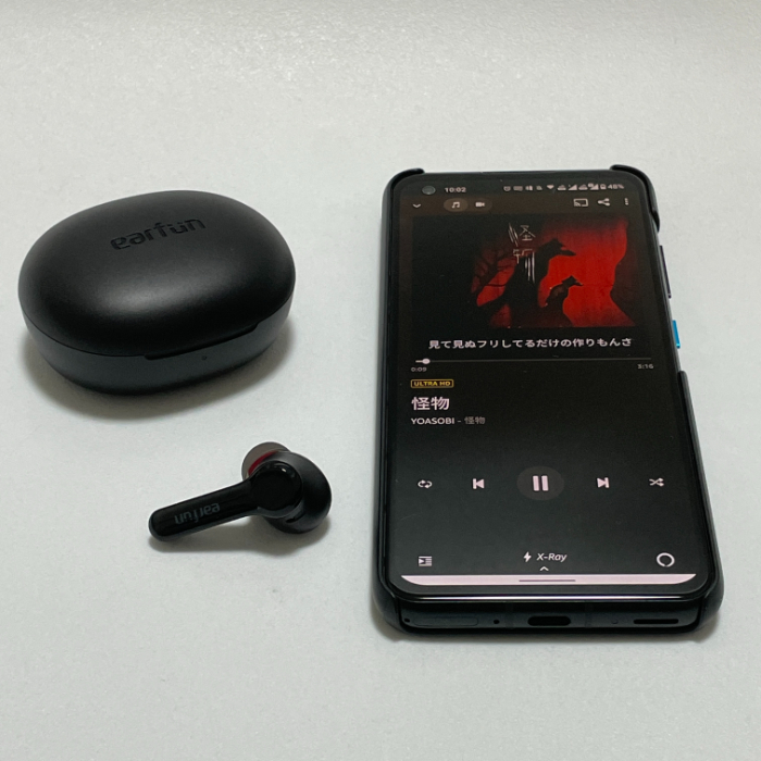EarFun Air Pro 2の片耳モード