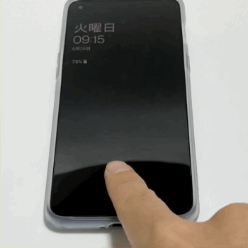 OnePlus Nord 2の指紋認証