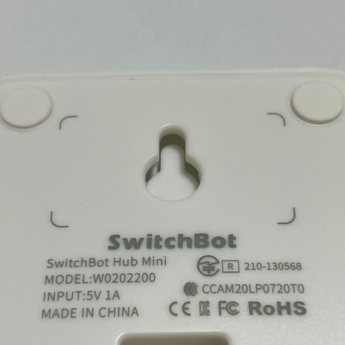 SwitchBot HubMiniのデザイン