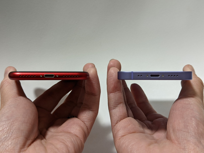 iPhone SE（第3世代）とiPhone 12 miniを比較