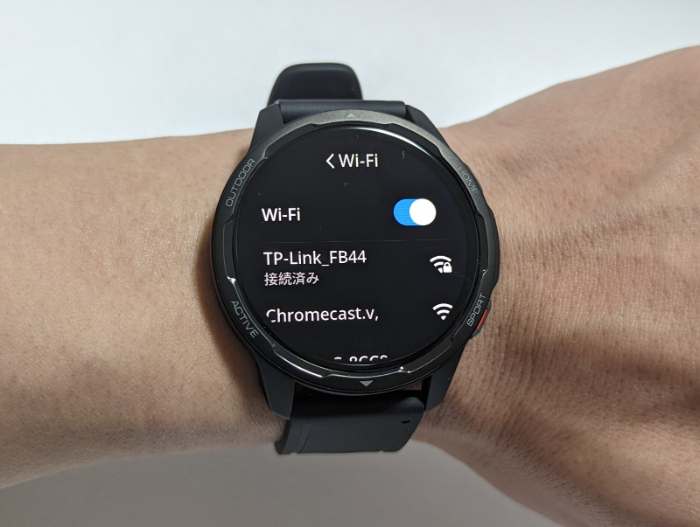 Xiaomi Watch S1 ActiveのWi-Fi機能