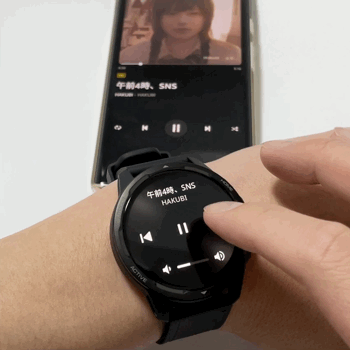 Xiaomi Watch S1 Activeで音楽操作