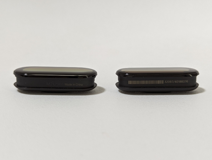 Xiaomi Smart Band 7とMi Smart Band 6の比較