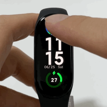 Xiaomi Smart Band 7の文字盤デザイン