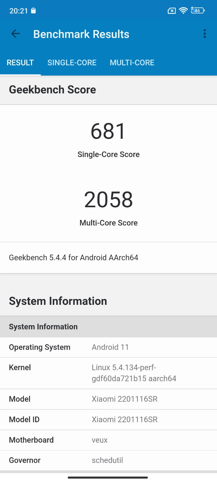 Redmi Note 11 Pro 5Gのベンチマークスコア