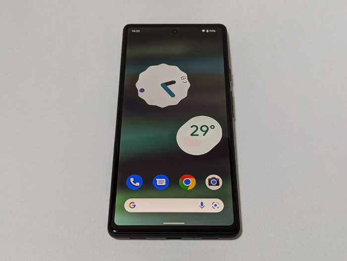 Pixel 6aはAndroid12