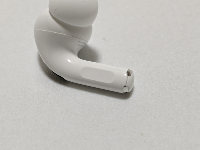 AirPods Pro（第2世代）の感圧式センサー