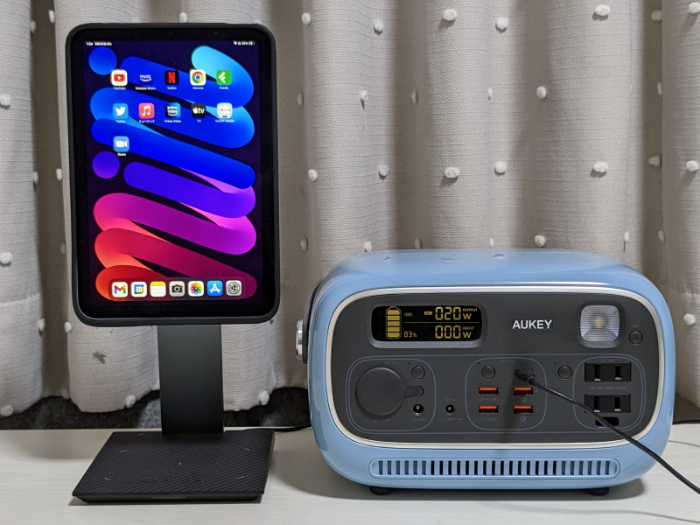 MagEZ Charging Stand for iPad mini 6の充電速度