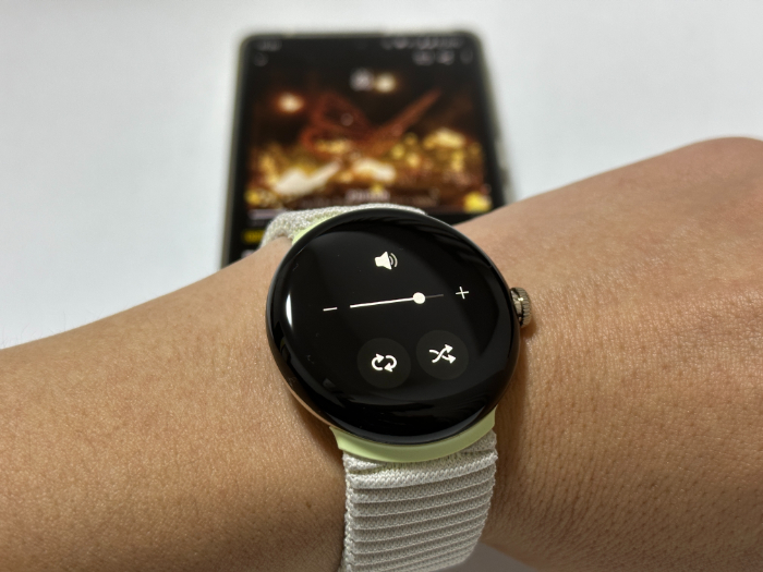 Pixel WatchでAmazon Musicを操作