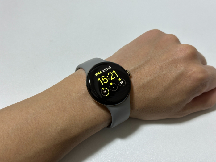 Google Pixel Watchのサイズ感