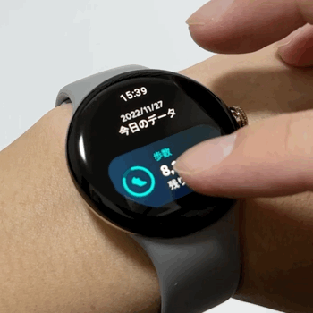 Pixel Watchの自動計測