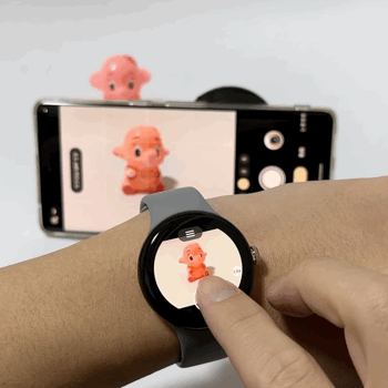Pixel Watchにカメラアプリを追加
