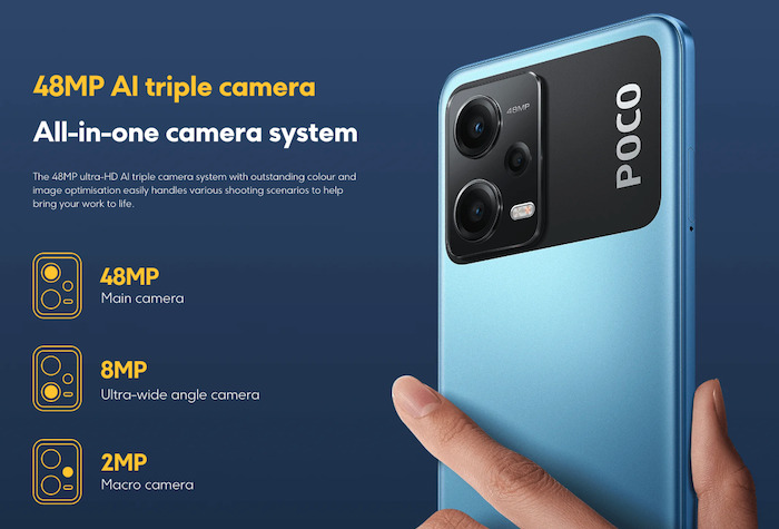 POCO X5 5Gのカメラ性能