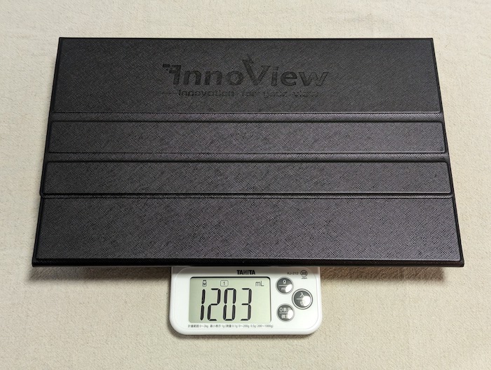 InnoView 15.8インチ モバイルモニターのサイズ