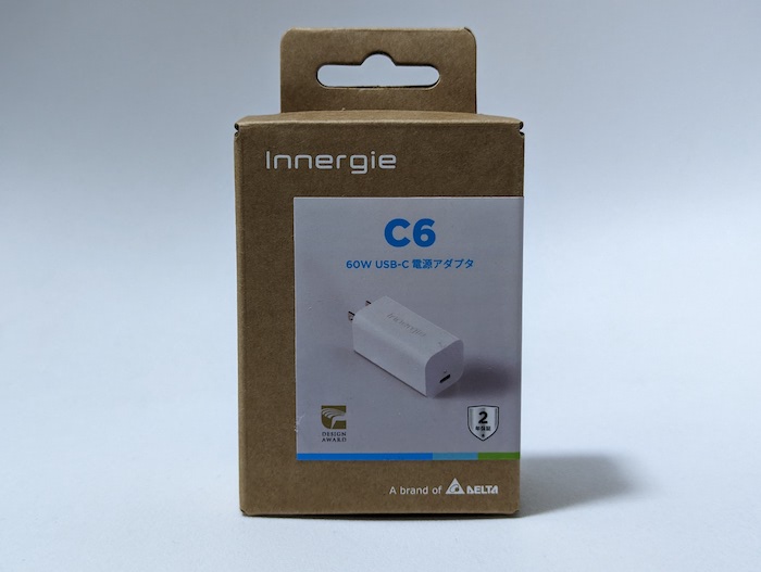 Innergie C6のデザイン・サイズ感