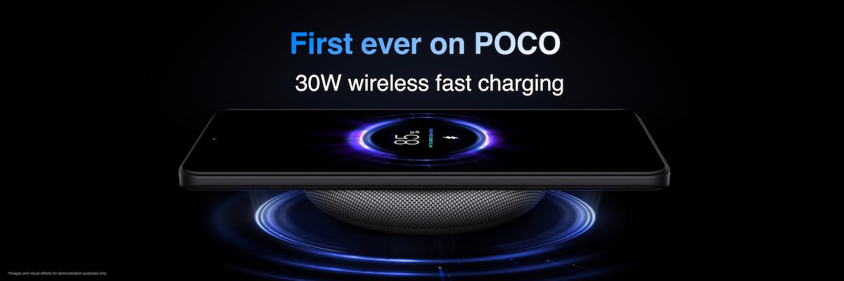 POCO F5 Proはワイヤレス充電対応
