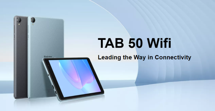 Blackview Tab 50 WiFiデザイン・サイズ感・付属品をレビュー