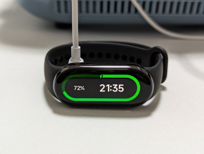 Xiaomi Smart Band 8の充電時間