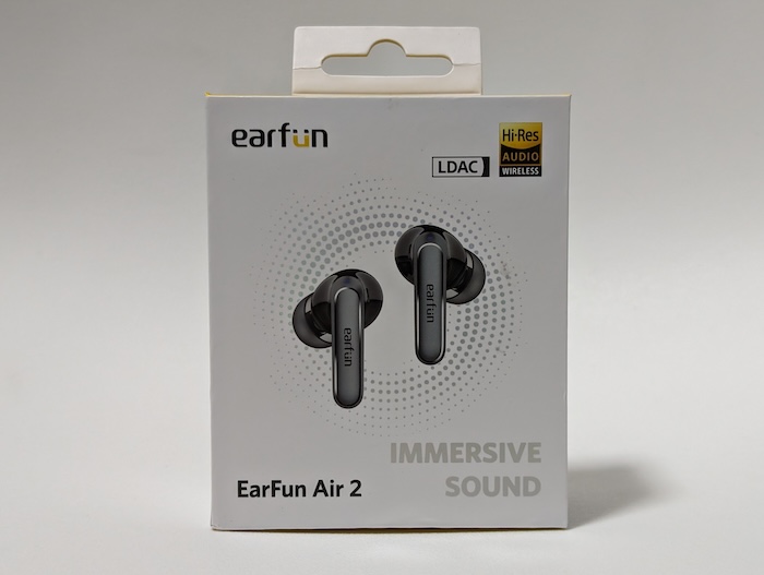 EarFun Air 2のデザイン・サイズ感・付属品